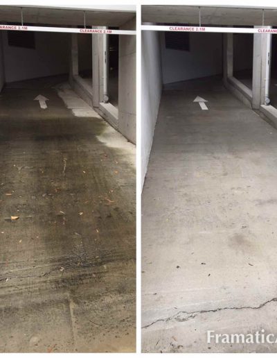 who can high pressure car park cleaning Lucid Exteriors